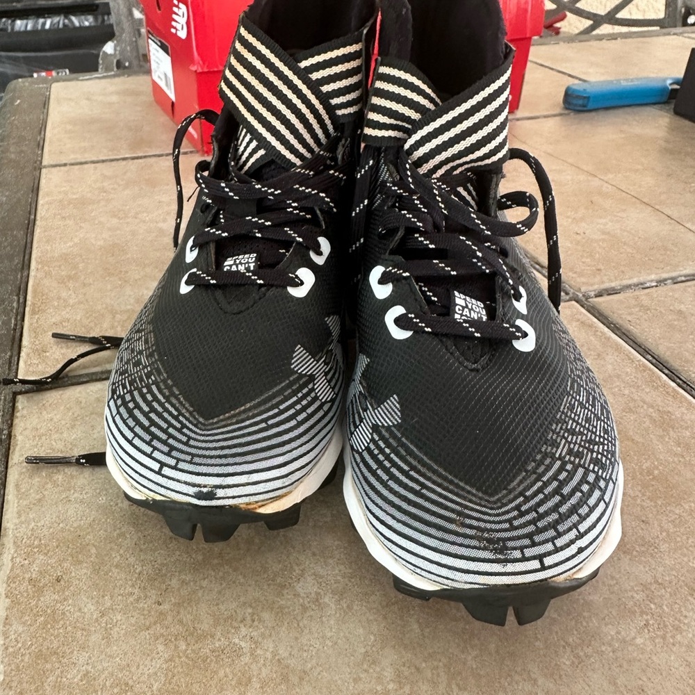 Black and White Athletic Shoes